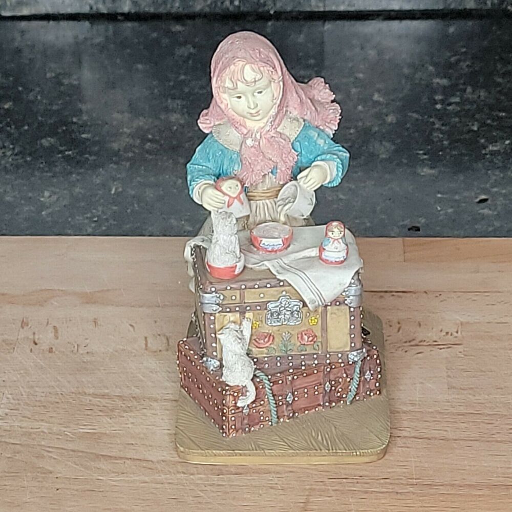 My American Dream Figure Ellis Island Anna Poland 1992 Hamilton Gift 913421